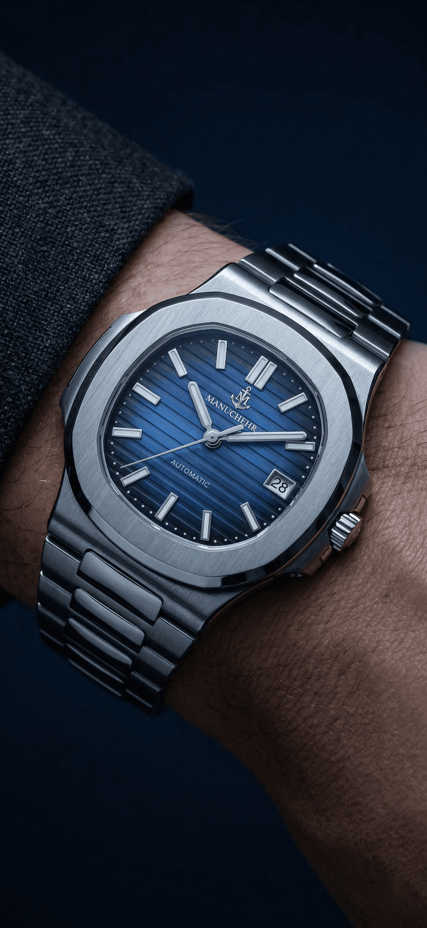 Manuchehr Sport — Midnight Blue Dial